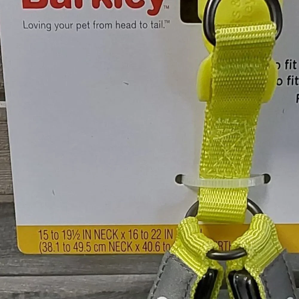 LED Rechargeable Dog Harness Vibrant Green | Boots & Barkley™ | Small